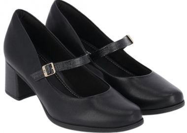 Γόβες με μπαρέτα | Piccadilly | 654021 | Μαύρο | (779-24618) - Piccadilly - 